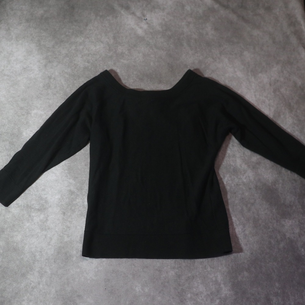 Kate Spade Black Bow Back Long Sleeve Knit Top